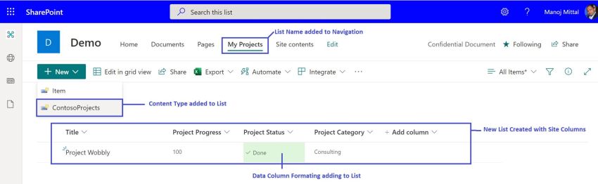 Site Template with SharePoint Online